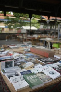 France, ile de france, paris, 15e arrondissement, 104 rue brancion, marche au livre ancien, parc georges brassens,