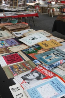 France, ile de france, paris, 15e arrondissement, 104 rue brancion, marche au livre ancien, parc georges brassens,