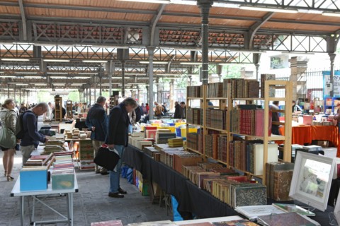 France, ile de france, paris, 15e arrondissement, 104 rue brancion, marche au livre ancien, parc georges brassens,