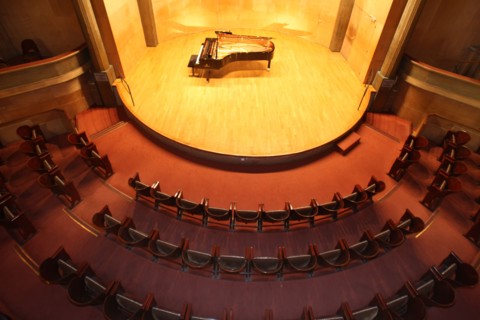 France, ile de france, paris 17e arrondissement, 78 rue cardinet, salle cortot, architecte auguste perret, ecole normale superieure de musique, salle de concert, piano,