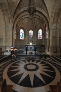 France, ile de france, paris 17e arrondissement, place du general koenig, eglise notre dame de compassion, chapelle de ferdinand d'orleans,
