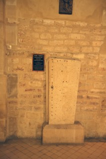 France, ile de france, paris 18e arrondissement, montmartre, eglise saint pierre de montmartre, religion, pierre tombale d'adelaide de savoie,