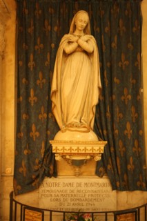 France, ile de france, paris 18e arrondissement, montmartre, eglise saint pierre de montmartre, religion, notre dame de montmartre, statue,