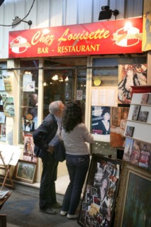 France, ile de france, paris, 18e arrondissement, porte de clignancourt, marche aux puces de saint ouen, marche vernaison, guinguette chez louisette,