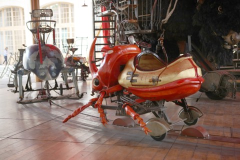France, ile de france, paris, 18e arrondissement, 104 rue d'aubervilliers, le centquatre, centre artistique de la ville de paris, anciennes pompes funebres, manege carre,