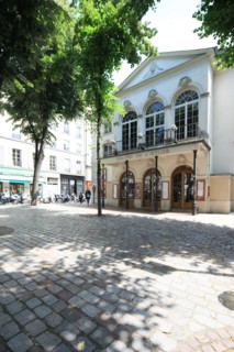 France, ile de france, paris, 18e arrondissement, place charles dullin, theatre de l'atelier, facade, rue d'orsel,