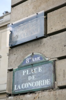 France, ile de france, Paris 8e arrondissement, place de la concorde , ancienne plaque place Louis XVI-


Date : Ete 2012