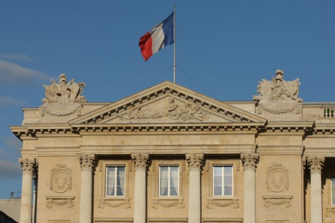 France, ile de france, paris 8e arrondissement, place de la concorde, hotel de crillon, palace, hotel de luxe, drapeau francais, bleu blanc rouge,


Date : Ete 2012