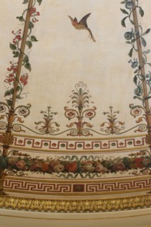 France, ile de france, paris 9e, 9 rue drouot, mairie du 9e arrondissement, hotel d'augny, salon aguado, detail de la rotonde au plafond, decor, oiseaux, palmettes,


Date : Ete 2012