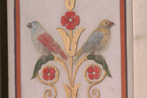 France, ile de france, paris 9e arrondissement, nouvelle athenes, 3 rue de la tour des dames, hotel particulier de mademoiselle duchesnois, maison, salon de musique, lambris, decor a palmettes et oise...