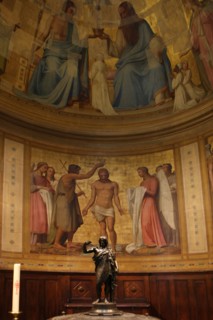France, ile de france, paris 9e arrondissement, rue de chateaudun, eglise notre dame de lorette, decor interieur, peintures, baptistere,


Date : Ete 2012