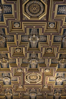 France, ile de france, paris 9e arrondissement, rue de chateaudun, eglise notre dame de lorette, decor interieur, peintures, plafond a caissons de la nef,


Date : Ete 2012