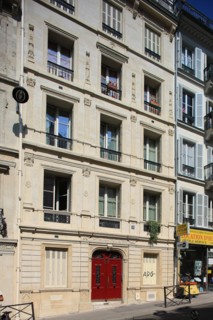 France, ile de france, paris 9e arrondissement, 9 rue henri monnier, facade d'immeuble, detail,


Date : Ete 2012