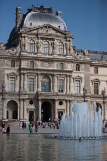 France, Region Ile de France, Paris 1er arrondissement, Musee du Louvre, place de la Pyramide, Ieoh Ming Pei,