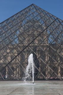 France, Region Ile de France, Paris 1er arrondissement, Musee du Louvre, place de la Pyramide, Ieoh Ming Pei,