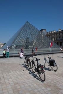 France, Region Ile de France, Paris 1er arrondissement, Musee du Louvre, place de la Pyramide, Ieoh Ming Pei,