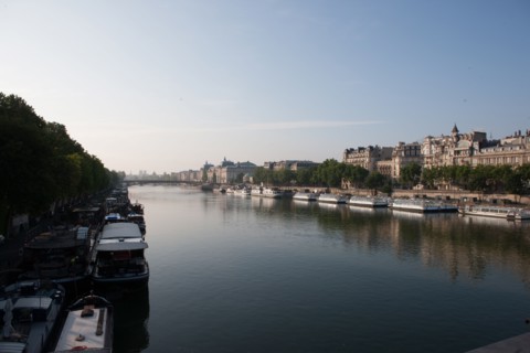 France, Region Ile de France, Paris 7e arrondissement, quai Anatole France, musee d'Orsay, depuis le Pont de la Concorde,