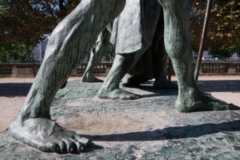 France, Region Ile de France, Paris 1er arrondissement, jardin des Tuileries, sculpture de Paul Landowski, Les Fils de Cain (1906)