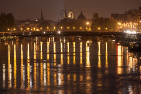 France, Region Ile de France, Paris 8e arrondissement, la Seine au niveau du Pont de la Concorde