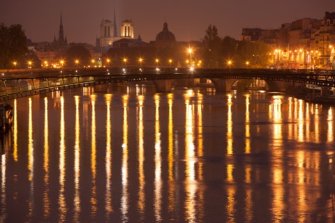 France, Region Ile de France, Paris 8e arrondissement, la Seine au niveau du Pont de la Concorde
