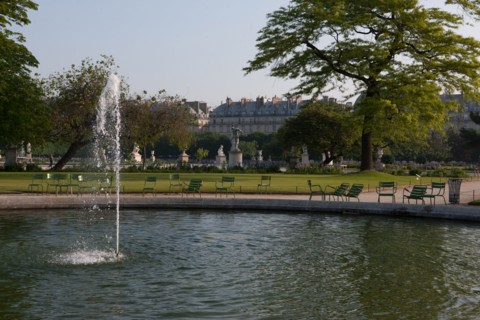 France, Region Ile de France, Paris, 1er arrondissement, jardin des Tuileries, bassin,