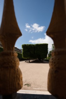 France, Region Ile de France, Paris 1er arrondissement, Jardin du Palais Royal, Galerie de Beaujolais, arcades