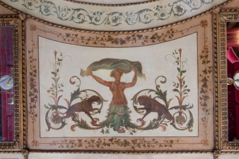 France, Region Ile de France, Paris, 1er arrondissement, Palais Royal, Galerie de Beaujolais, restaurant Le Grand Vefour, Guy Martin, decor, patrimoine,