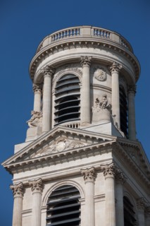 France, Region Ile de France, Paris 6e arrondissement, place Saint-Sulpice, eglise Saint-Sulpice