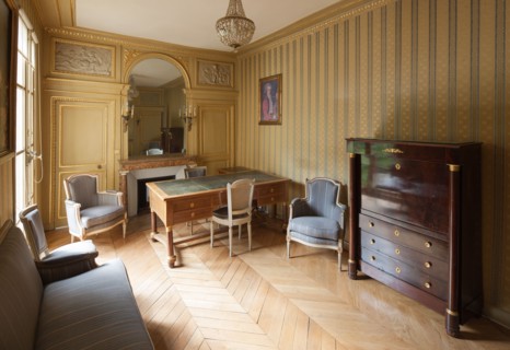 France, Region Ile de France, Paris 7e arrondissement, 73 rue de Grenelle, Hotel de Galliffet, Centre Culturel Italien, cabinet de travail de Talleyrand, decor,