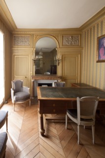 France, Region Ile de France, Paris 7e arrondissement, 73 rue de Grenelle, Hotel de Galliffet, Centre Culturel Italien, cabinet de travail de Talleyrand, decor,