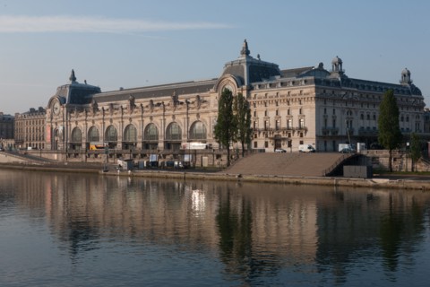 France, Region Ile de France, Paris 7e arrondissement, quai Anatole France, musee d'Orsay, depuis la passerelle de Solferino
