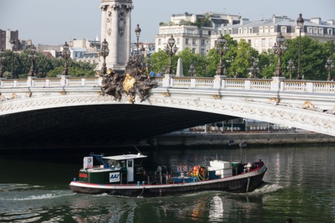 France, Region Ile de France, Paris 7e arrondissement, esplanade des Invalides, Pont Alexandre III,