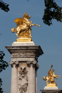 France, Region Ile de France, Paris 7e arrondissement, esplanade des Invalides, Pont Alexandre III,