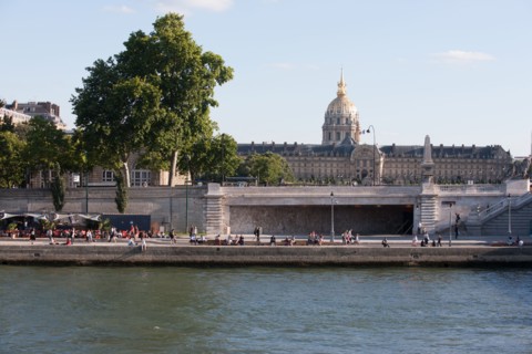France, Region Ile de France, Paris 7e arrondissement, Pont Alexandre III, la Seine et les berges, Invalides,