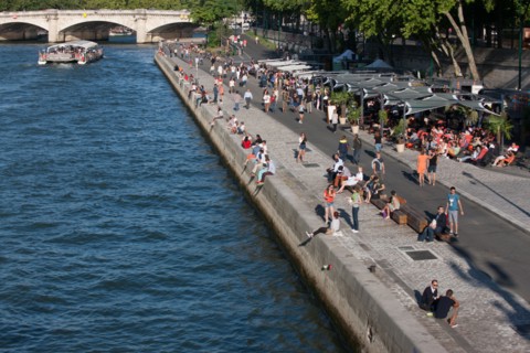 France, Region Ile de France, Paris 7e arrondissement, Pont Alexandre III, la Seine et les berges, Invalides,