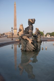 France, Region Ile de France, Paris 8e arrondissement, place de la Concorde, fontaine,