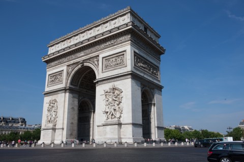 France, Region Ile de France, Paris 8e arrondissement, place Charles de Gaulle, place de l'Etoile, Arc de Triomphe,