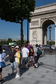 France, Region Ile de France, Paris 8e arrondissement, place Charles de Gaulle, place de l'Etoile, Arc de Triomphe,