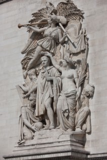 France, Region Ile de France, Paris 8e arrondissement, place Charles de Gaulle, place de l'Etoile, Arc de Triomphe,
