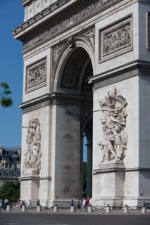 France, Region Ile de France, Paris 8e arrondissement, place charles de gaule place de l'Etoile, Arc de Triomphe, touristes,