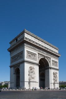 France, Region Ile de France, Paris 8e arrondissement, place charles de gaule place de l'Etoile, Arc de Triomphe, touristes,