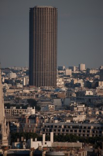 France, Region Ile de France, Paris 8e arrondissement, place Charles de Gaulle, place de l'Etoile, au sommet de l'Arc de Triomphe, panorama,