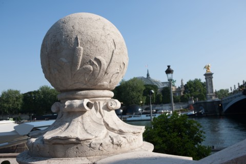 France, Region Ile de France, Paris 8e arrondissement, pont alexandre boule d'esvalier,