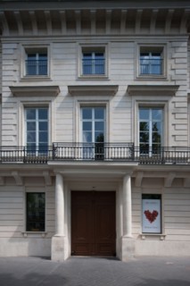 France, Region Ile de France, Paris 9e arrondissement, Grands Boulevards, 16 boulevard Montmartre, Hotel Mercy-Argenteau, facade sur rue
