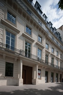 France, Region Ile de France, Paris 9e arrondissement, Grands Boulevards, 16 boulevard Montmartre, Hotel Mercy-Argenteau, facade sur rue