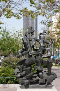 France, Region Ile de France, Paris, 14e arrondissement, boulevard Edgar Quinet, allee Georges Besse, Tour Montparnasse