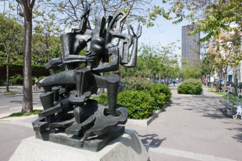 France, Region Ile de France, Paris, 14e arrondissement, boulevard Edgar Quinet, allee Georges Besse, Tour Montparnasse