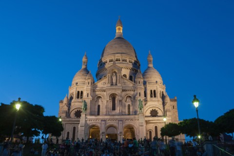 France, Region Ile de France, Paris 18e arrondissement, Montmartre, basilique du Sacre Coeur,