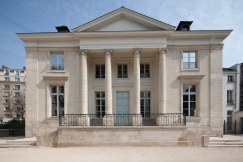 France, Region Ile de France, Paris 20e arrondissement, 121 rue de Menilmontant, pavillon Carre de Baudouin, lieu d'exposition, mairie du 20e, 18e siecle, Claude Nicolas Ledoux,