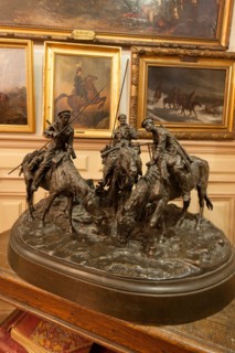 France, Region Ile de France, Hauts de Seine, Courbevoie, 12 bis rue Saint-Guillaume, musee du regiment cosaque de la Garde Imperiale, tsar, Alexandre Bobtikoff, conservateur,
